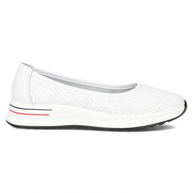 Leather shoes Filippo DP6719/25 WH white