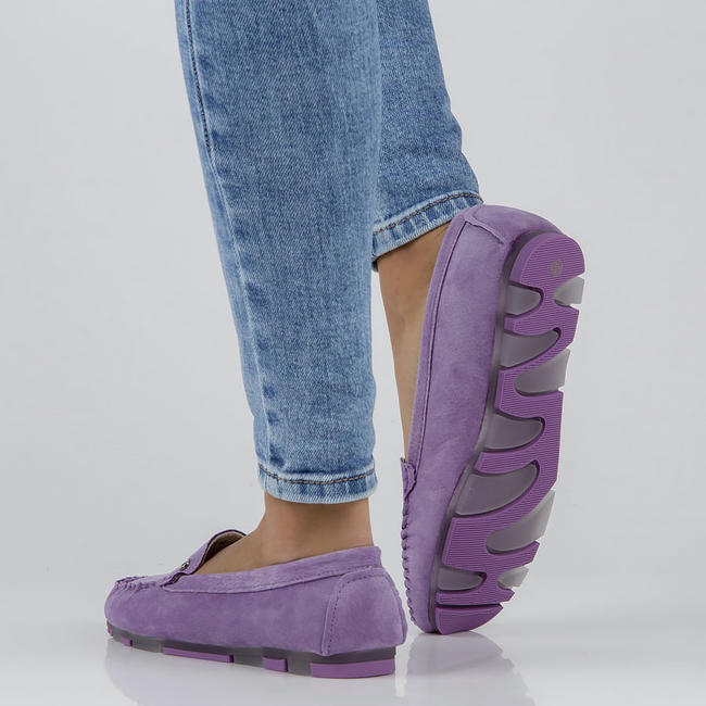 Leather loafers Filippo DP2037/22 VI violet