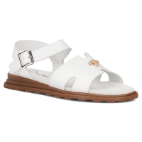 Leather sandals Filippo DS7031/25 WH white