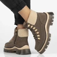 Leather ankle boots Filippo DBT6471/24 BR brown