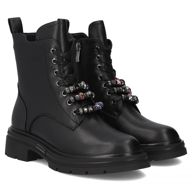 Leather ankle boots Filippo DBT7347/25 BK