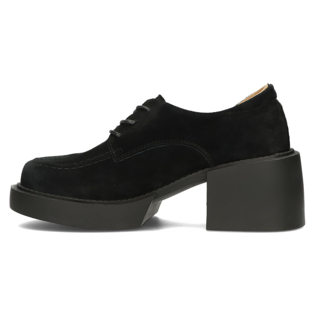 Leather shoes Filippo DP4919/23 BK black