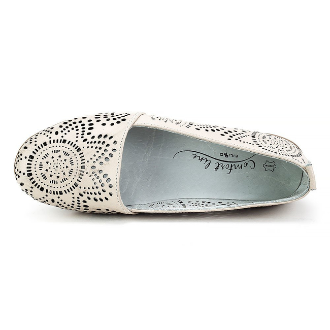 Półbuty Filippo DP080/18 BE beżowe