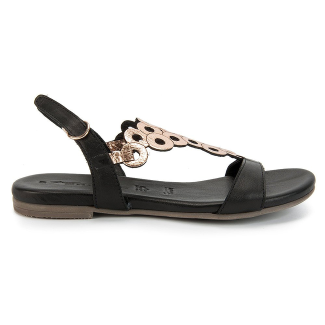 Sandals Tamaris 1-28102-28 059 Black Rose Met.