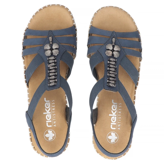 Sandals Rieker V1206-14 blue