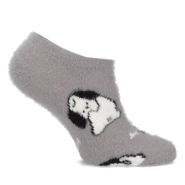 Women's Socks gray dogs