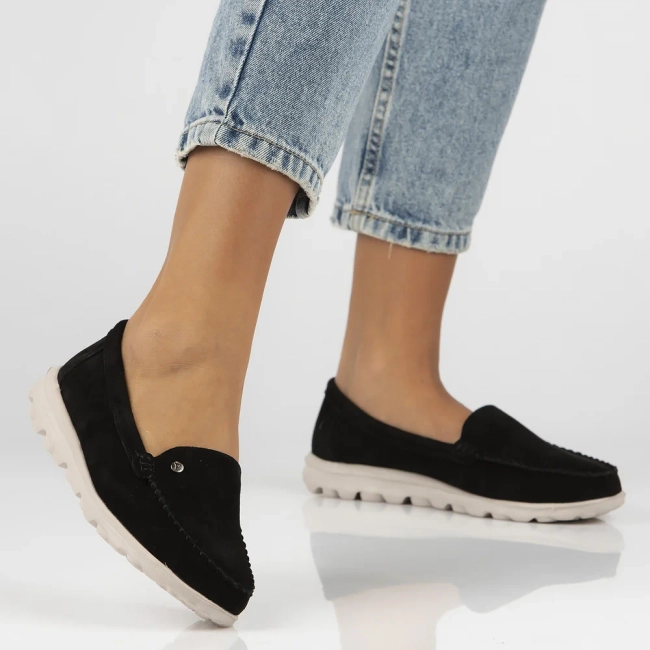 Leather loafers Filippo DP6751/25 BK black