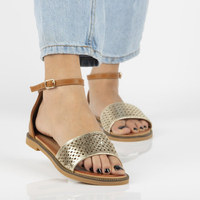 Sandały Filippo DS2102/21 GO BR brązowe