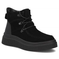 Leather ankle boots Filippo DBT7299/25 BK black