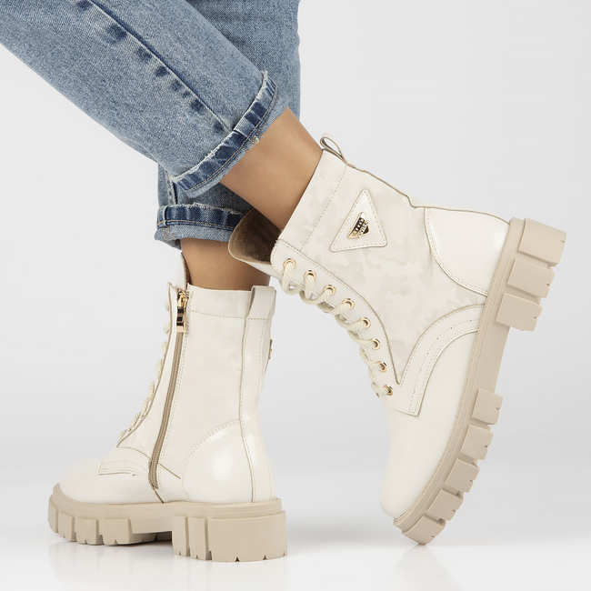 Leather boots Filippo 575 beige