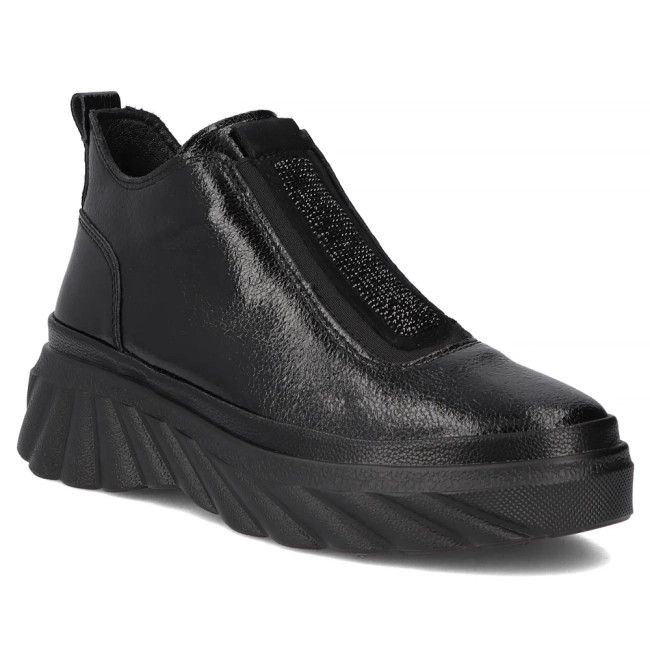 Leather ankle boots Filippo DBT7426/25 BK black