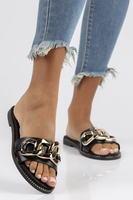 Leather Slippers Filippo LH-180 black