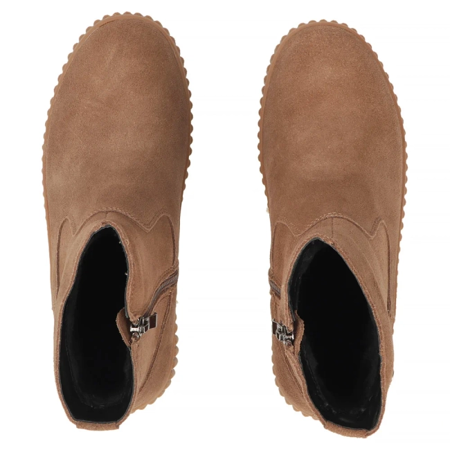 Leather ankle boots Filippo DBT8336/26 CA brown