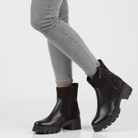 Leather ankle boots Simen 4267A black