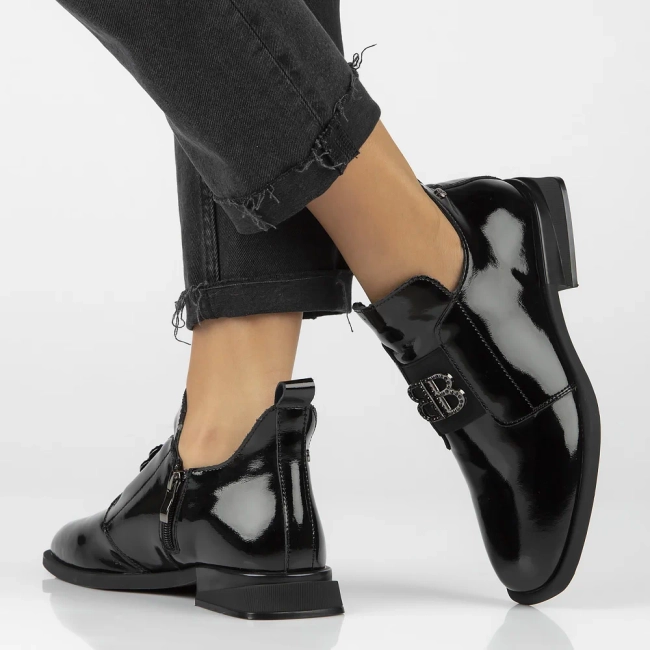 Leather ankle boots Filippo DBT4763/24 BK black