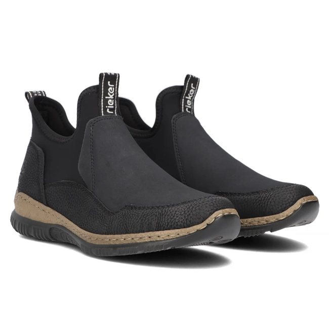 Sneakersy Rieker N3275-00 czarne