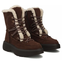 Leather ankle boots Filippo DBT8314/26 D BR brown