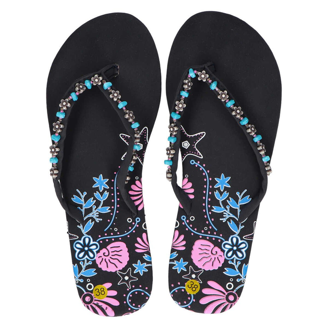 Women's Flip-flops Stila YZ1212 FMC navy blue