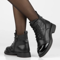 Leather ankle boots Filippo DBT6596/24 BK black