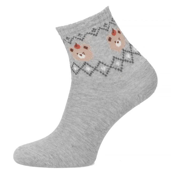 Women's Socks LM18-412 ight grey
