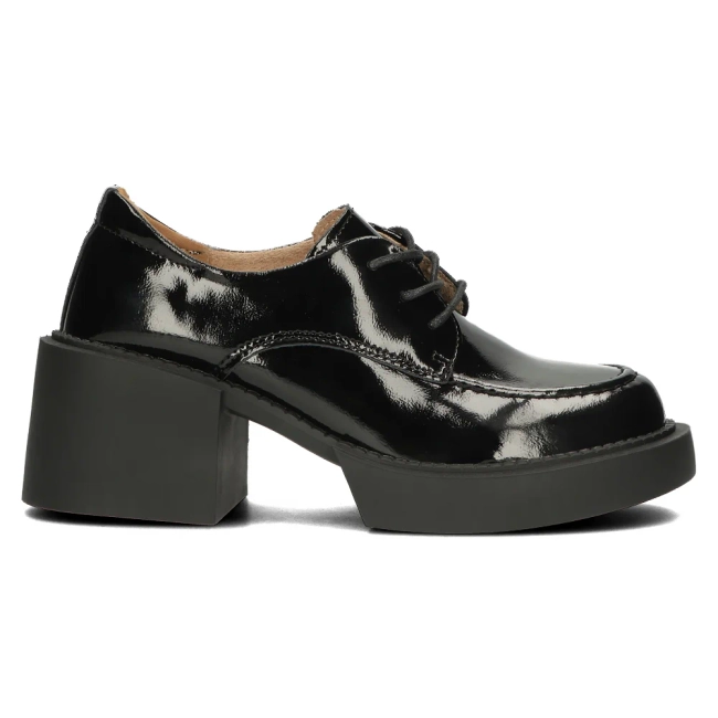 Leather shoes Filippo DP4919/23 BK L black