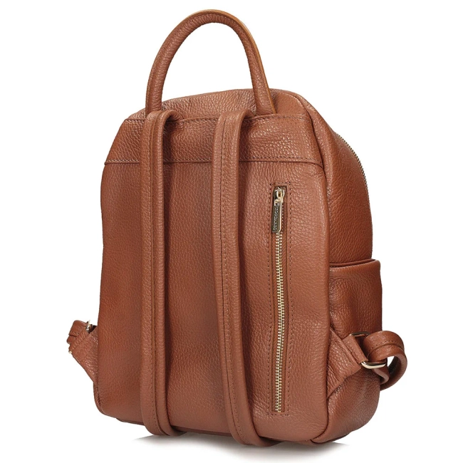 Leather backpack Toscanio F193 brown