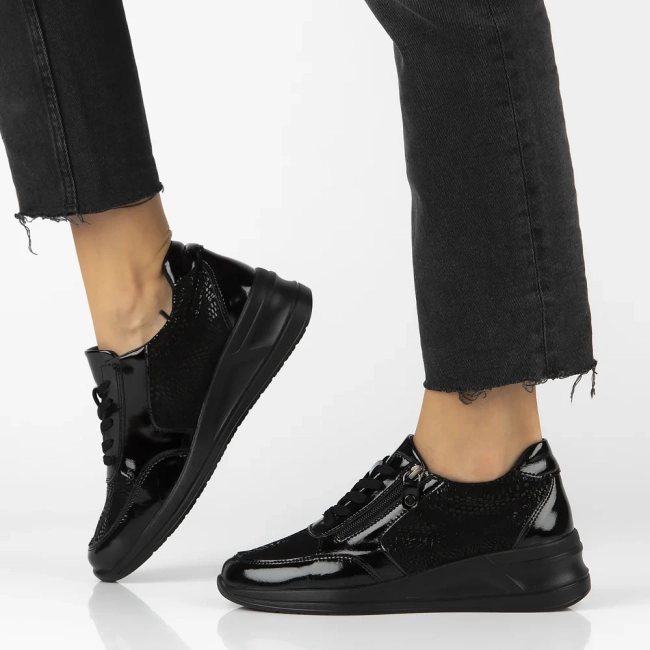 Leather shoes Filippo DP6352/25 BK black