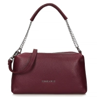 Leather handbag Toscanio F191 burgundy