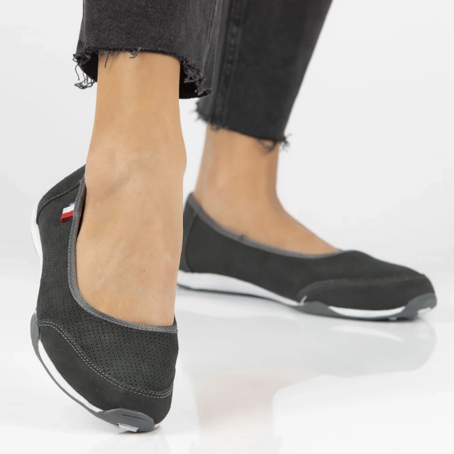 Leather shoes Filippo DP143/24 GR grey