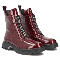 Leather ankle boots Filippo DBT8015/26 BG CR burgundy