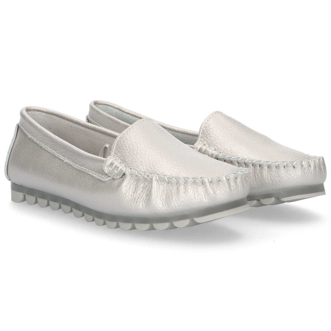 Mokasyny Filippo DP130/20 SI Silver