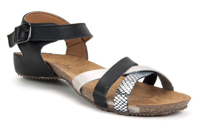 Sandals Filippo DS245/18 BK SL Black Silver