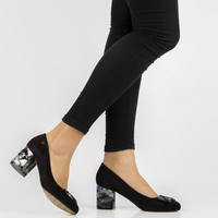 Czółenka Filippo DP1559/20 BK FL czarne