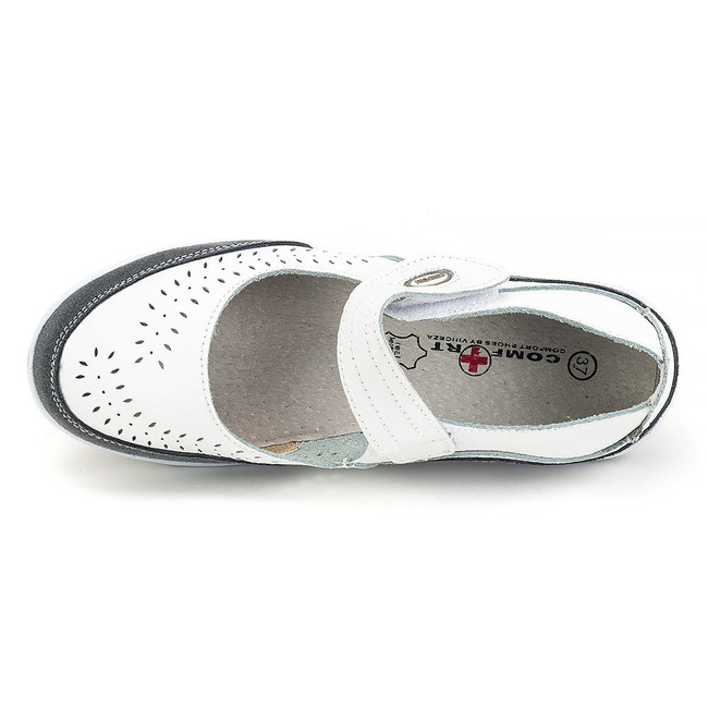 Filippo DP144/18 WH GR shoes white