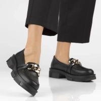 Leather shoes Filippo DP3221/23 BK black