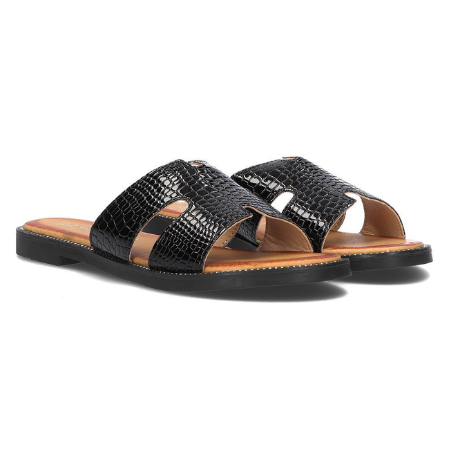 Klapki Filippo DK2100/21 BK czarne