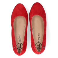 Leather shoes Filippo DP1328/21 RD red