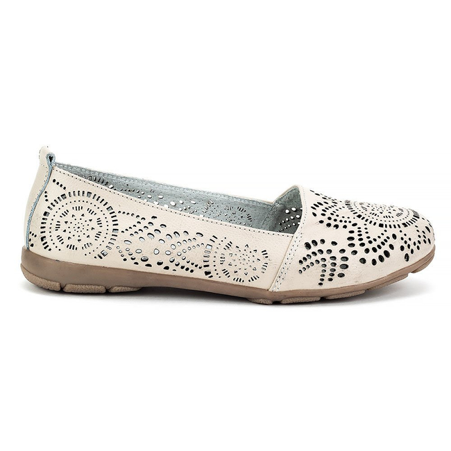 Półbuty Filippo DP080/18 BE beżowe