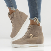 Skórzane Sneakersy Filippo DBT3552/22 BE beżowe