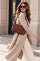 Brown handbag Etta