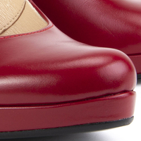 Czółenka Filippo 747 Czerwone