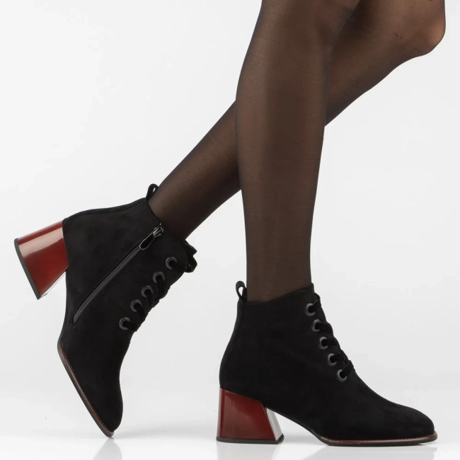 Filippo heeled ankle boots DBT8172/26 BK SU black