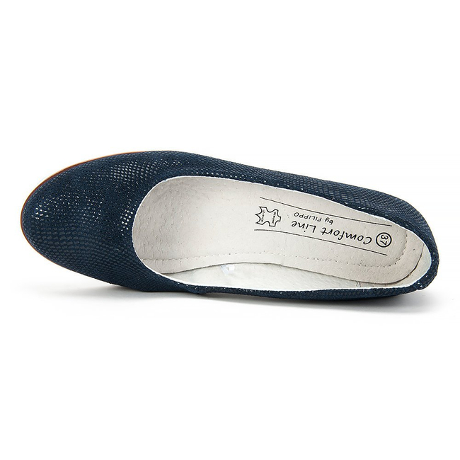 Półbuty FILIPPO DP082/17 NV Navy