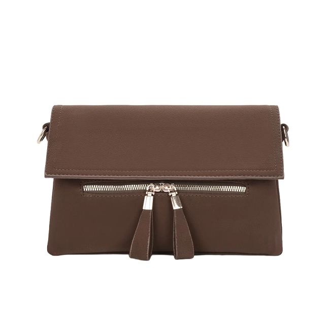 Dark brown handbag Haz