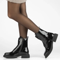 Leather ankle boots Filippo DBT7223/25 BK black