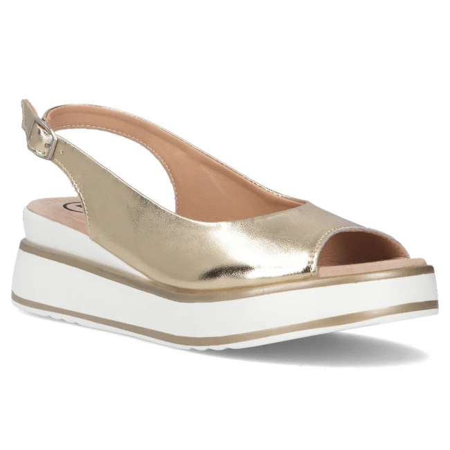 Leather sandals Filippo DS6153/25 GO gold