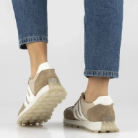 Leather sneakers Filippo DP7690/26 BE beige