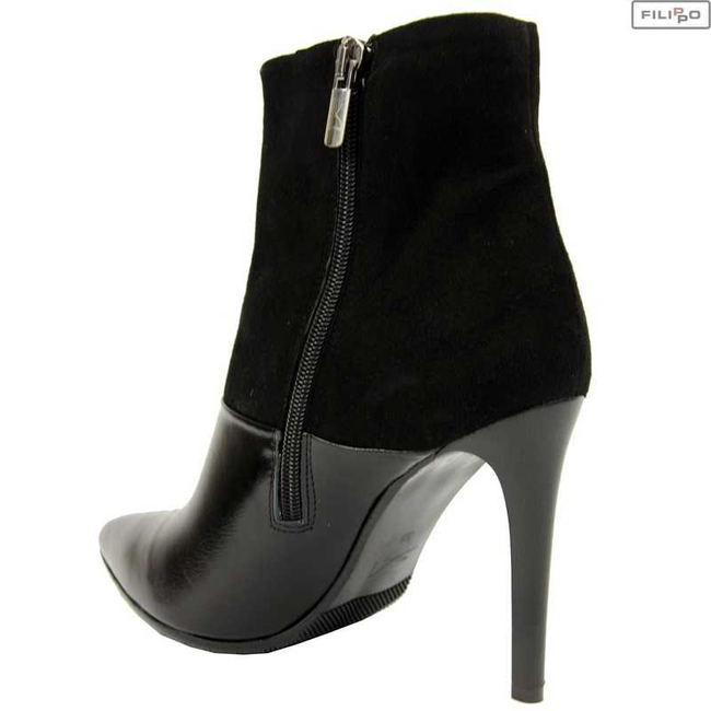 Boots VISCONI 1032 black lac/part velor felt 8021404