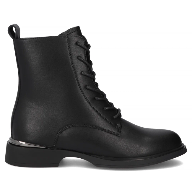 Leather ankle boots Filippo DBT6520/25 BK black