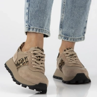 Leather sneakers Filippo DP7112/25 BE LEO brown